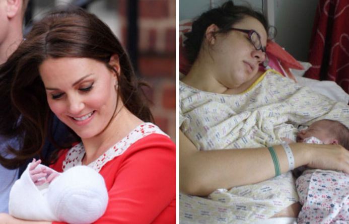 7 Beda Kate Middleton & wanita lain melahirkan ini bikin tertawa kecut