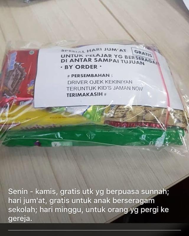 Demi kepuasan pelanggan, 10 driver ojek online lakukan hal tak terduga