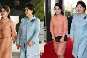 Bertemu pertama kali, ini 7 momen keakraban Ibu Negara Korsel & Korut