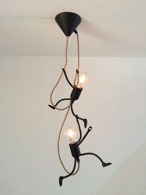 Kreatif dan unik, 8 desain lampu berbentuk stickman ini hasilnya keren