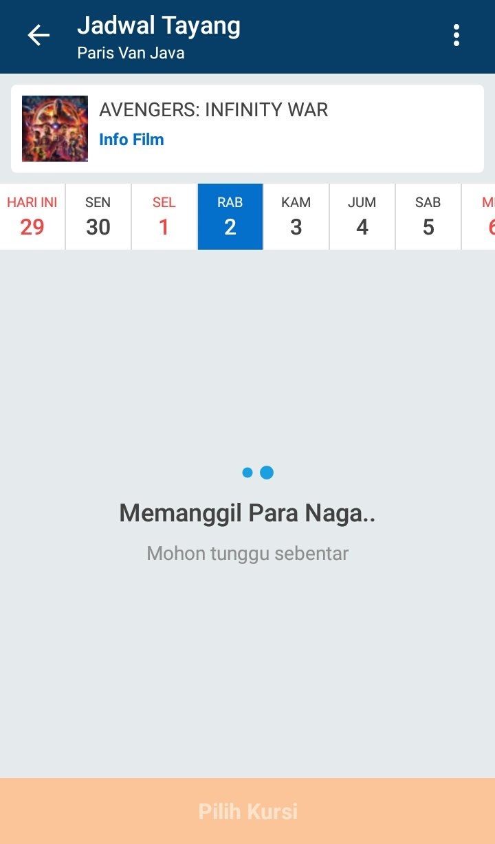 9 Pesan tersembunyi di aplikasi pesan tiket bioskop ini lucu parah