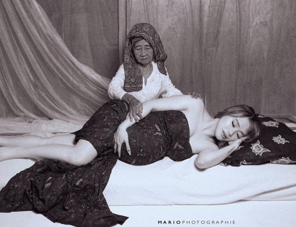 Empat kali foto maternity, ini beda 10 gaya Moa Aeim yang seksi abis