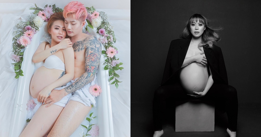 Empat kali foto maternity, ini beda 10 gaya Moa Aeim yang seksi abis