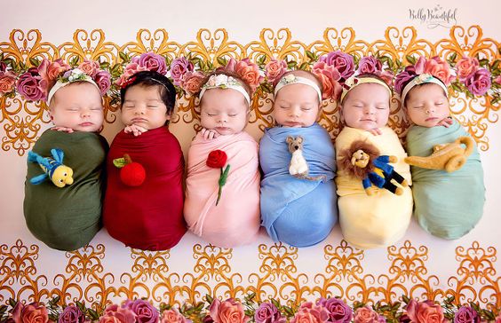 10 Potret newborn tema Disney ini bikin bayi mirip princess, duh gemas