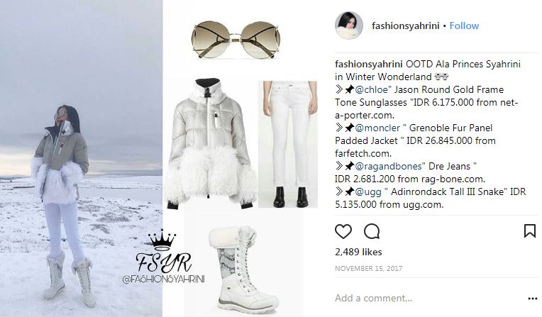 Mewah abis, ini akumulasi 10 harga outfit yang dikenakan Syahrini 