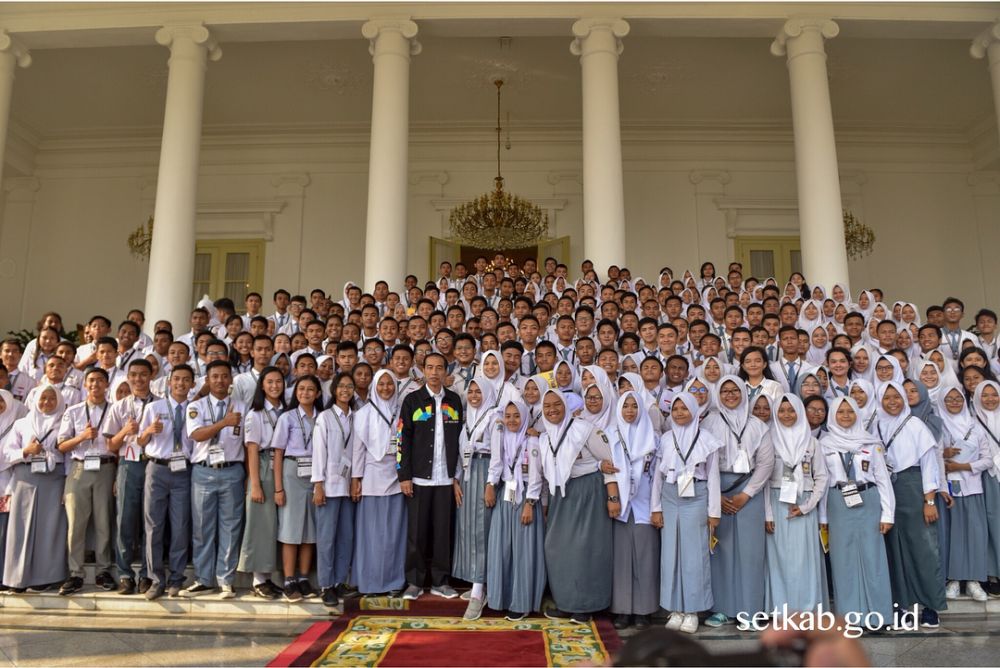 Viral jaket Asian Games Presiden Jokowi, begini penampakan detailnya