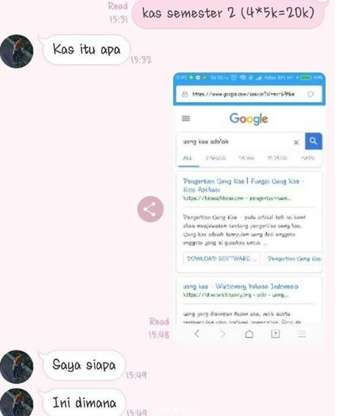 10 Chat kocak 'ditagih uang kas' ini bikin ngakak tepuk jidat 