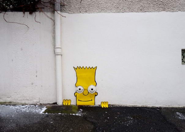 9 Street art di tempat tak biasa ini kreatif banget