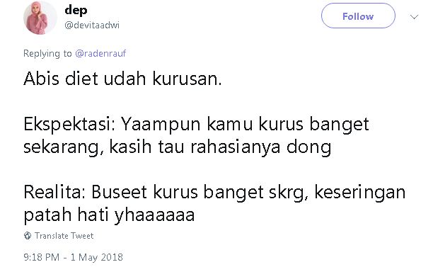 8 Ekspektasi vs realita 'penampilan setelah diet', kocaknya ngeselin 