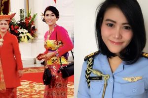10 Pesona Kapten Adm Sandhyca, tentara cantik ajudan Ibu Negara Iriana