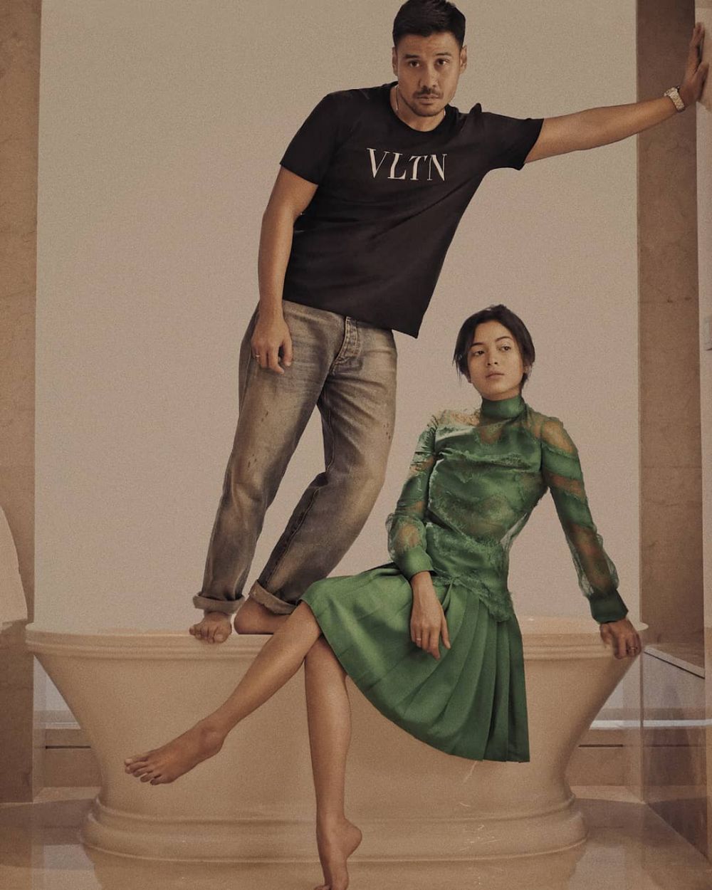 7 Foto vintage Putri Marino & Chicco, sederhana tapi elegan