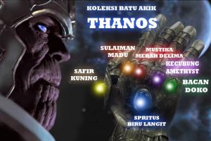 Cocoklogi Infinity Stones dengan batu akik ini bikin tersenyum kecut