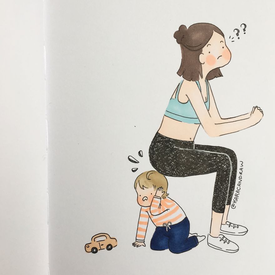 10 Ilustrasi suka duka jadi ibu muda, tak kenal lelah meski anak rewel