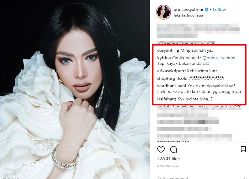 Pamer pemotretan terbaru, riasan cetar Syahrini ini malah tuai cibiran