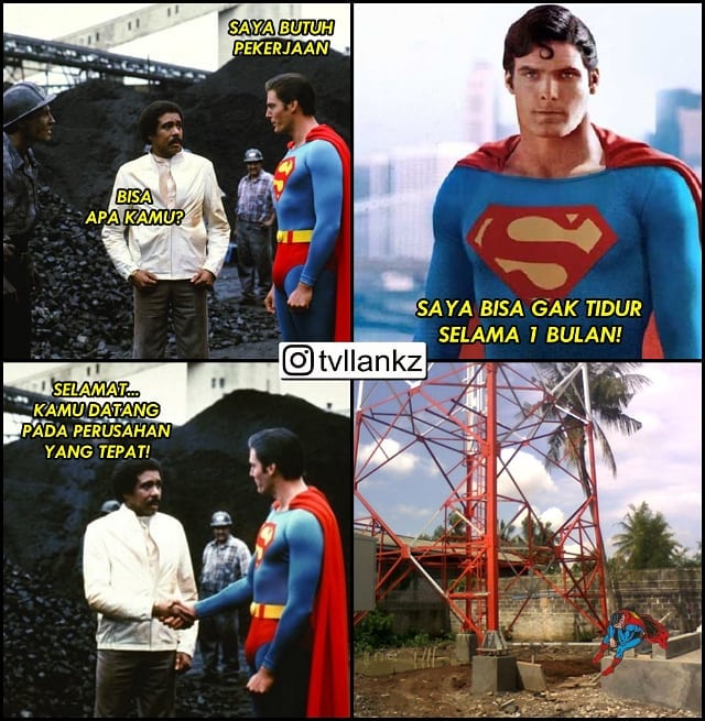 10 Meme 'keseharian Superman' ini liku-likunya bikin cengar-cengir