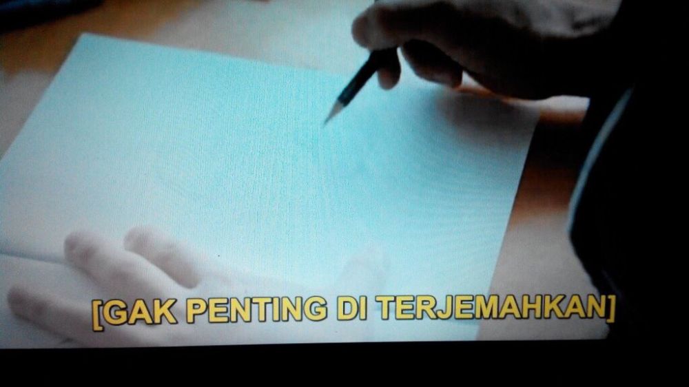 10 Terjemahan subtitle kekinian ini bikin ngakak, jadi nggak fokus