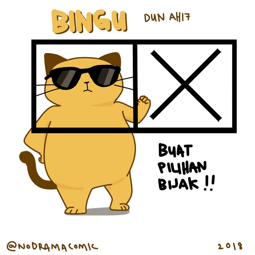 10 Komik strip ala pemilu Malaysia ini kocak abis