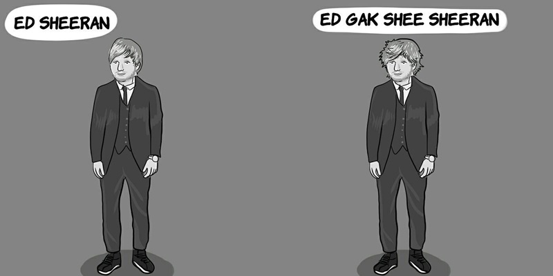 7 Ilustrasi pelesetan nama penyanyi ini kocaknya nampol abis