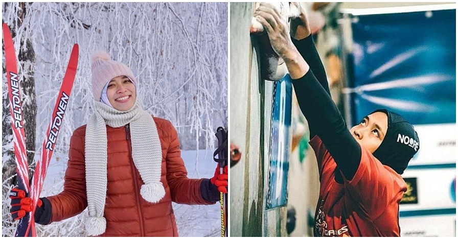 10 Pesona Aries Susanti, si cantik juara panjat tebing dari Indonesia