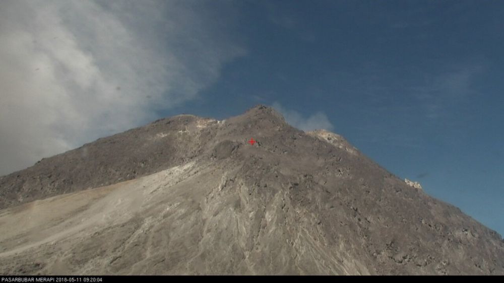 Begini potret kondisi terkini puncak Merapi pascameletus