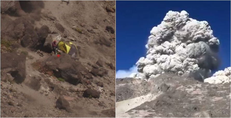 Merapi erupsi, ini video detik-detik para pendaki dilanda kepanikan