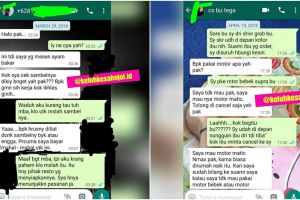 8 Chat keluhan pelanggan ke driver ojol ini bikin ikut ngelus dada