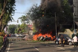 Ini pelaku bom bunuh diri gereja di Surabaya, bawa 2 balita