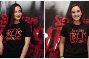Akting film horor, wajah Pevita & Chelsea Islan berlumuran 'darah'
