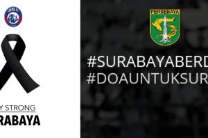 Turut berduka, ini dukungan 6 klub sepak bola ke korban bom Surabaya