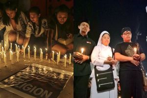 7 Potret haru aksi solidaritas bom Surabaya dari berbagai kota