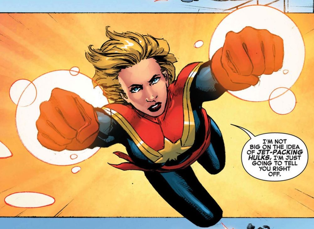 5 Kekuatan Captain Marvel, hero misterius di akhir film Infinity War
