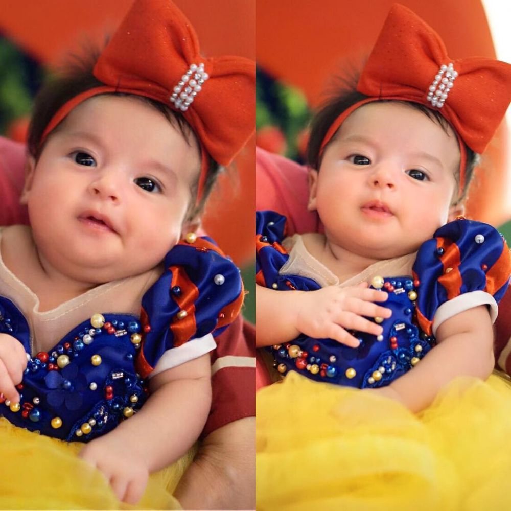 9 Potret akikah anak kedua Tasyi Athasyia, unik bertema Snow White