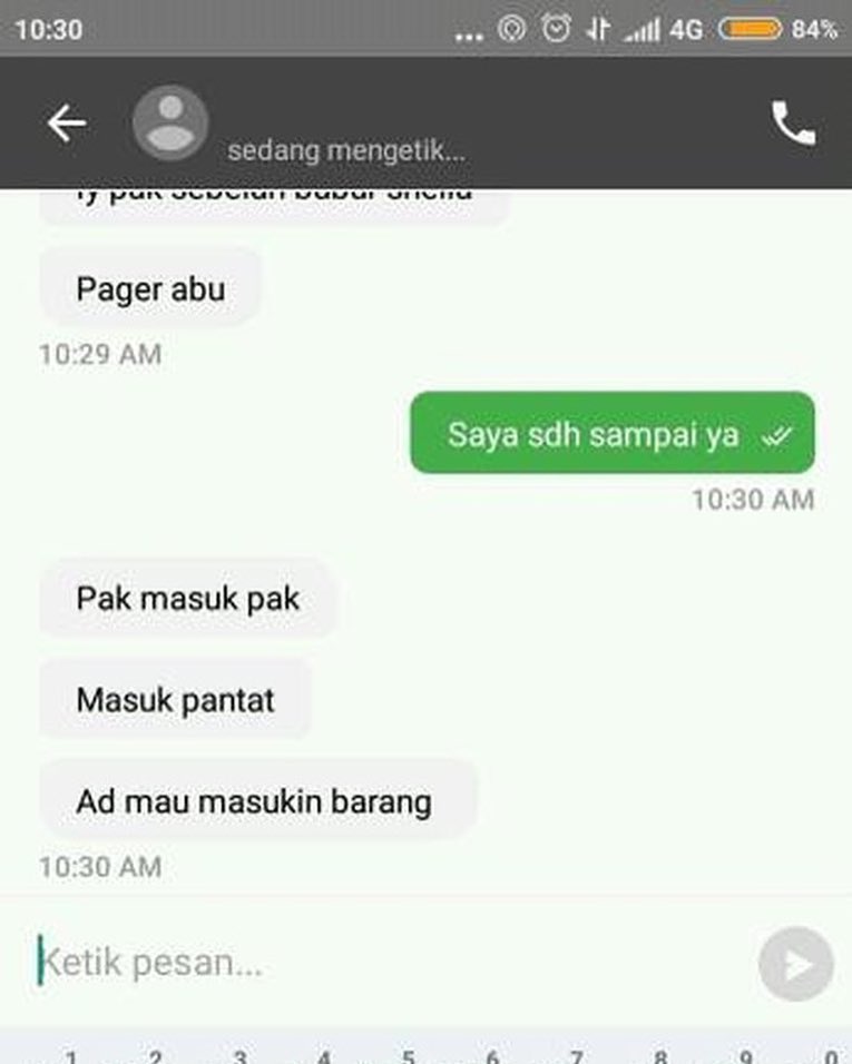 8 Chat absurd penumpang ke driver ojol ini bikin kamu geleng kepala