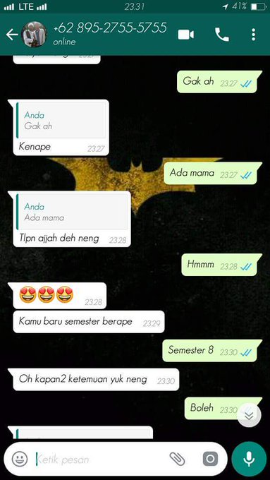 Kisah cowok PDKT cewek cantik lewat WhatsApp, endingnya ngenes