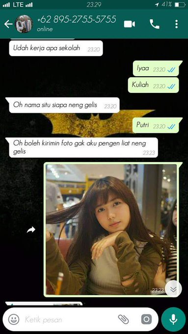 Kisah cowok PDKT cewek cantik lewat WhatsApp, endingnya ngenes