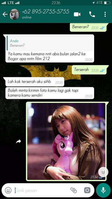 Kisah cowok PDKT cewek cantik lewat WhatsApp, endingnya ngenes