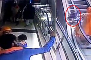 Ngeri, bocah ini tewas jatuh dari eskalator akibat ibunya sibuk selfie