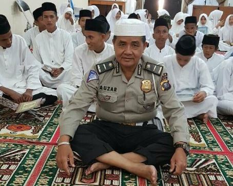 Ini sosok Ipda Auzar yang gugur ditabrak mobil teroris di Polda Riau