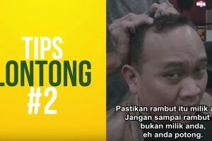 6 Tips potong rambut di salon ala Cak Lontong, kocaknya geregetan