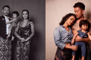 10 Gaya foto keluarga Rio Dewanto dengan beragam konsep, kece maksimal