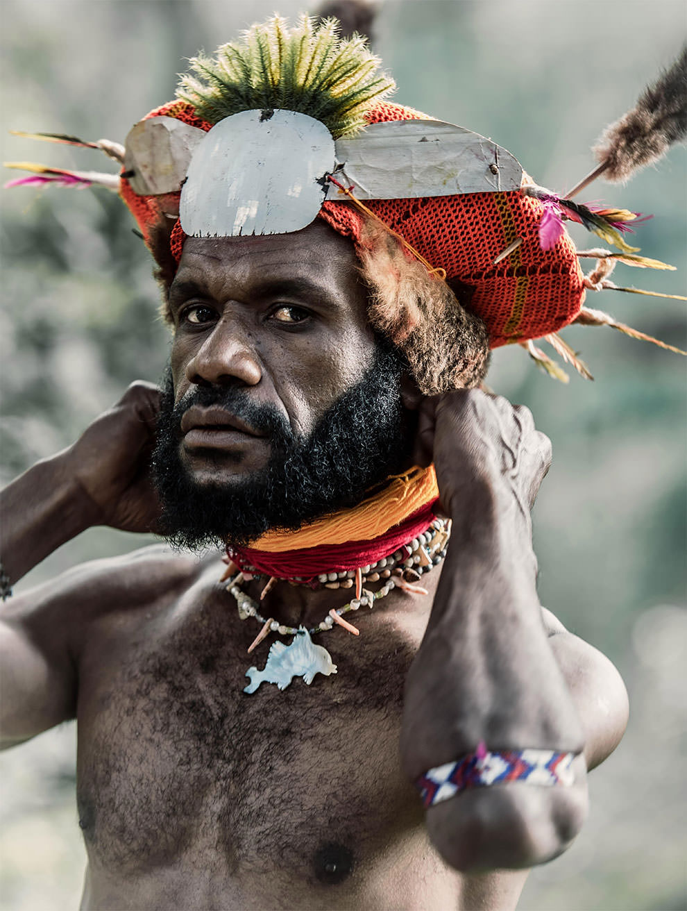 12 Potret langka ritual Sing-Sing di Papua Nugini, 100 suku berkumpul