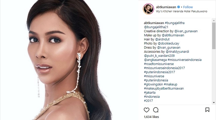 Makeup artis ganteng Indonesia ini langganan para beauty pageant Asia 