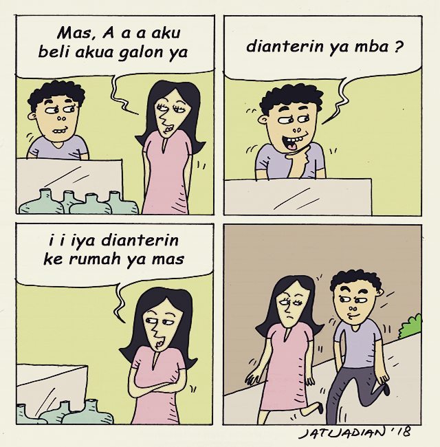 9 Komik strip 'usaha para jomblo' ini bikin tersenyum kecut