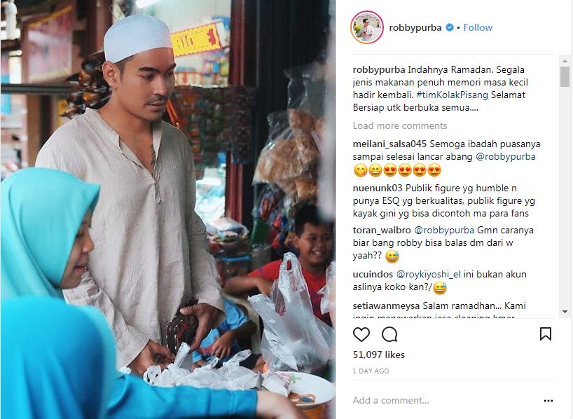 Robby Purba beli kolak bawa dompet 'emak-emak', harganya bikin syok