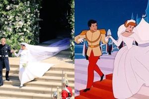 Cocoklogi 4 potret pernikahan Pangeran Harry-Meghan dan Cinderella
