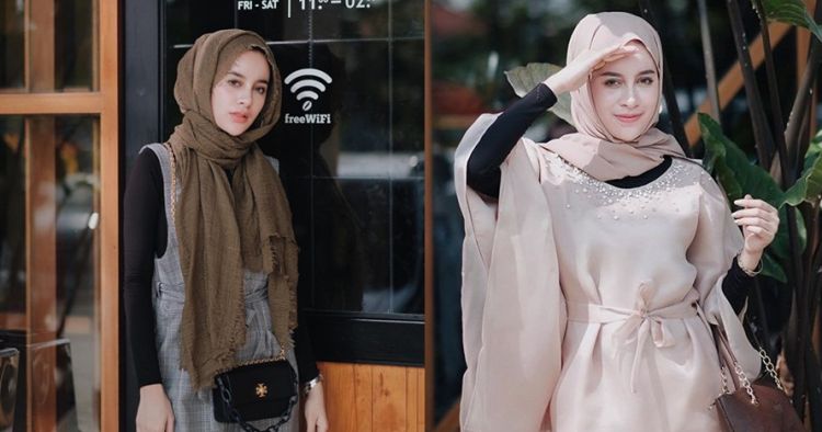 10 Ide outfit buka bersama ala selebgram Aghnia Punjabi