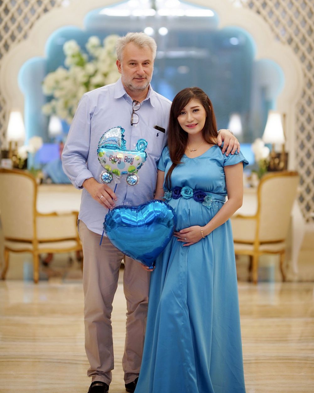 10 Momen baby shower Baby Margaretha, diperkirakan bayinya laki-laki