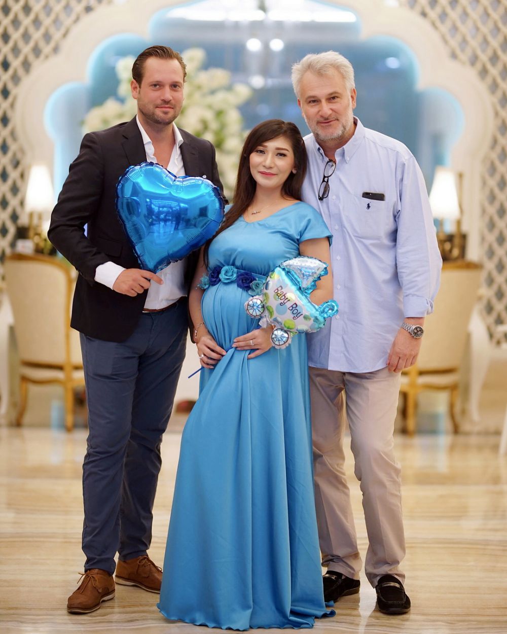 10 Momen baby shower Baby Margaretha, diperkirakan bayinya laki-laki