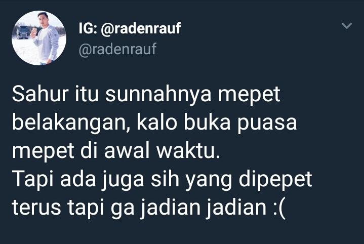 10 Cuitan kocak warganet soal sahur ini bakal bikin kamu cekikikan