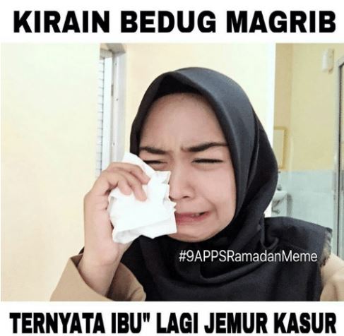 8 Meme kocak menunggu bedug maghrib ini bikin puasa jadi nggak terasa